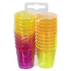 Shotglass neonfarget 20 stk