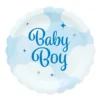 Skyer Baby Boy tallerkener, 8 stk.