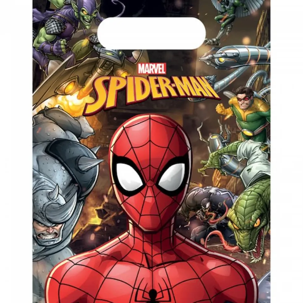 Spiderman Godteposter, 6 stk
