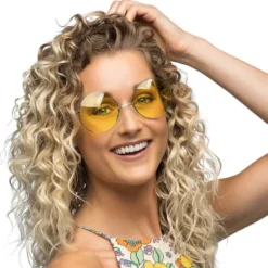 Store Gule Hippie Briller
