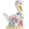 Stork Babyshower Kakefigur, 10 cm