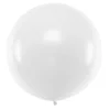 Stor pastellhvit ballong, 1m
