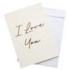 Stort Bursdagskort A4 - I love you